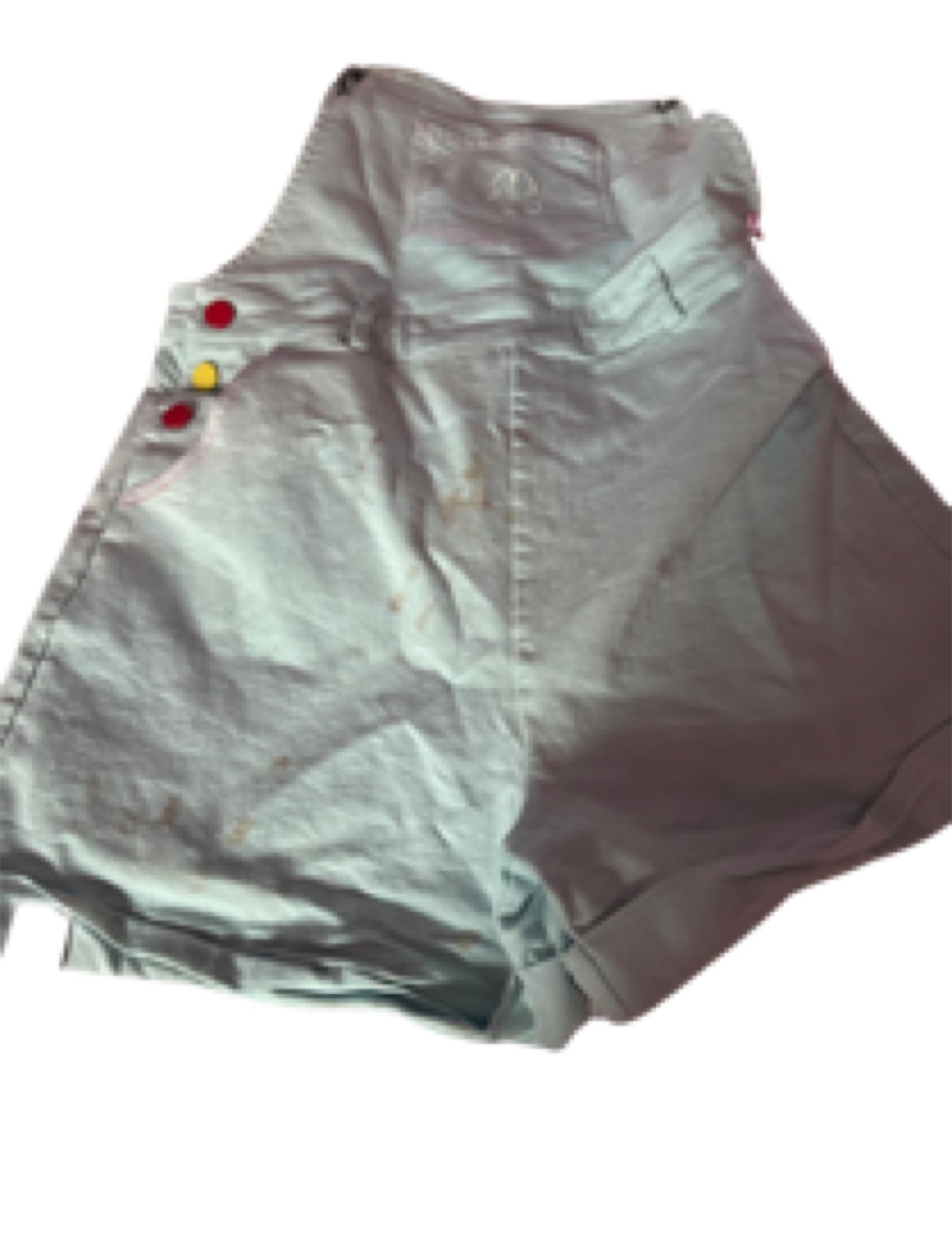Max & Ruby Max & Ruby Light Grey High-Waisted Overall