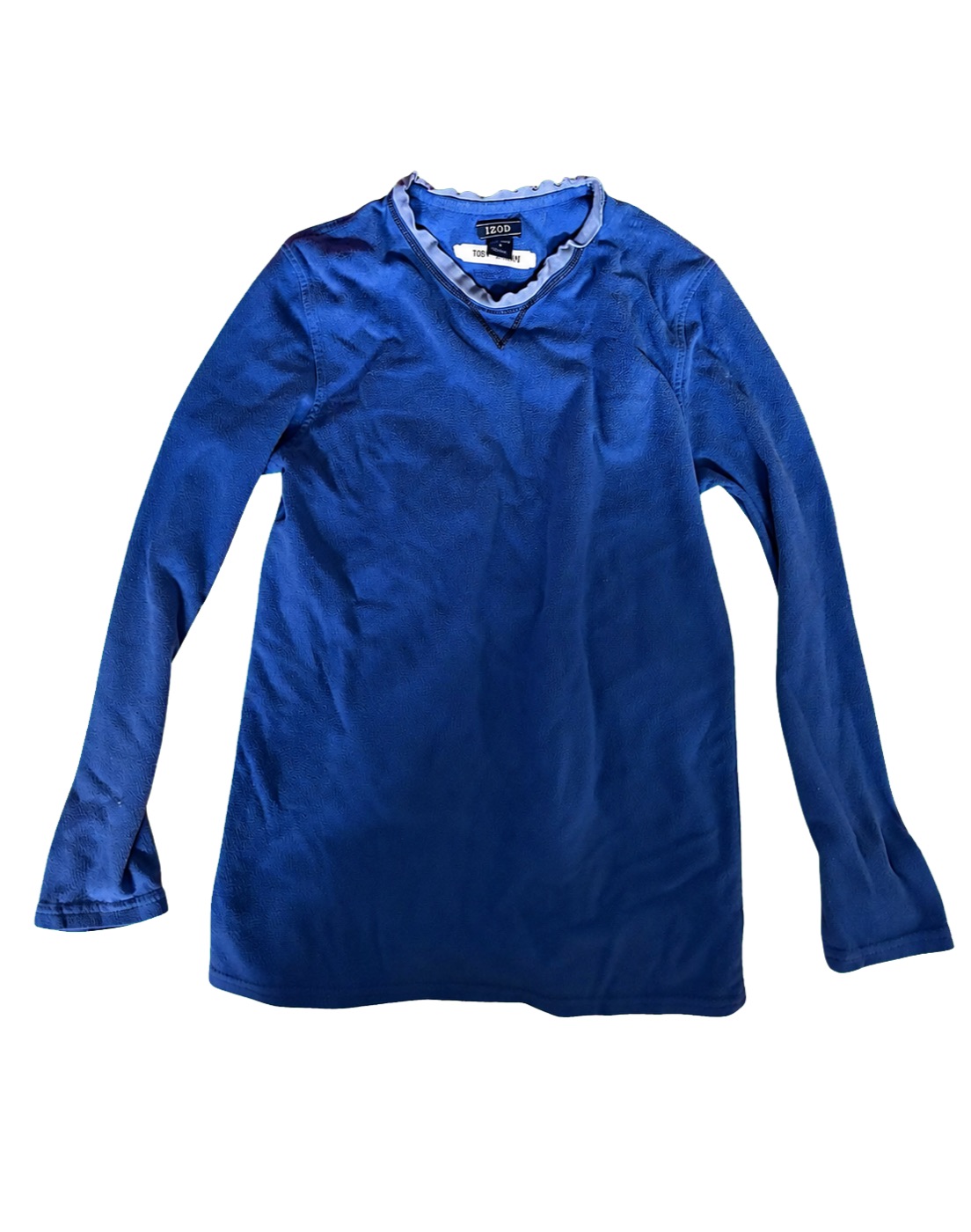 IZOD IZOD Blue Long Sleeve V-Neck T-Shirt
